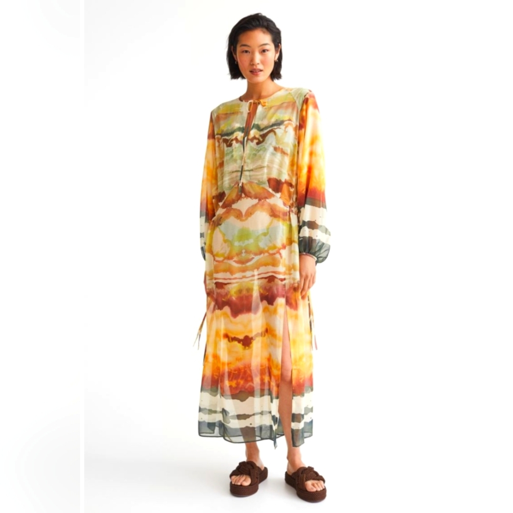 Beautiful watercolor H&M dress or coverup